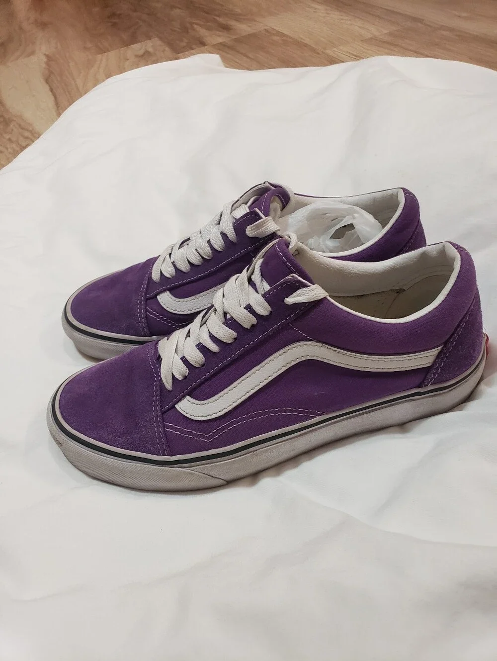 Vans Theory Old Skool Women 9 Purple Magic Suede Low Top Shoes